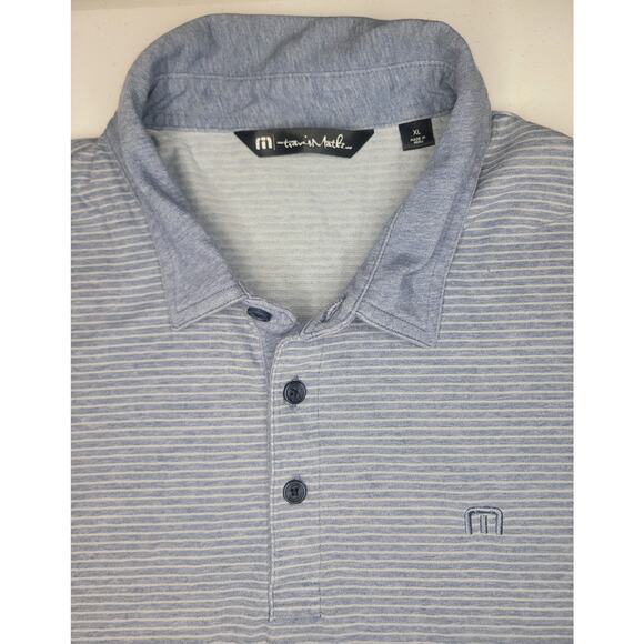 Travis Mathew Mens XL Polo Shirts Lot Of 3 Golf Casual Striped Short Sleeve - Picture 6 of 16